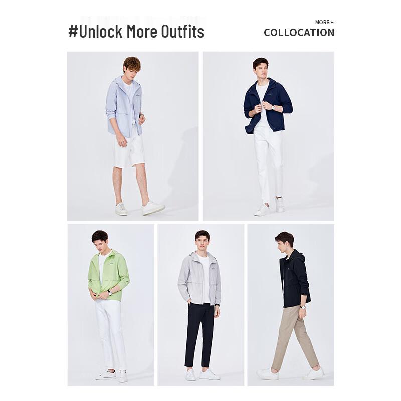 Navigare Men's Lightweight Sun Protection Hooded Jacket