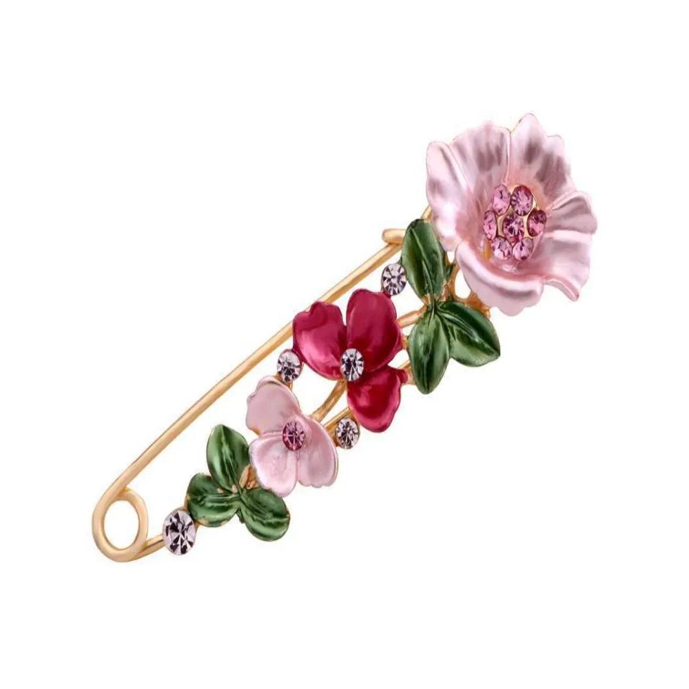 Safety Pin Collar Buckle Anti-exposure Accessory Brooch Fashionable And Versatile Brooch