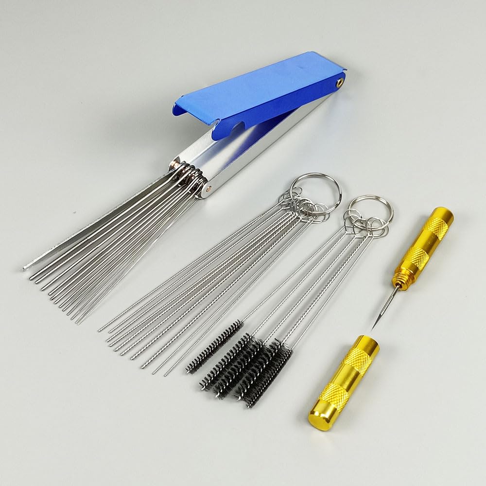 Vergaserset, Drahtbürste, Reinigung, Reinigungsbürste, Zum Schweißen von Kurven, Motorrädern, ATVs,