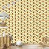 Cream and Gold Owl Wallpaper for Living Room and Bedroom 50x1000