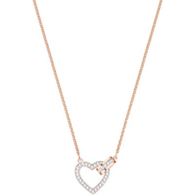 Jewelry Lovely Necklace White Rose Gold Plating 5368540