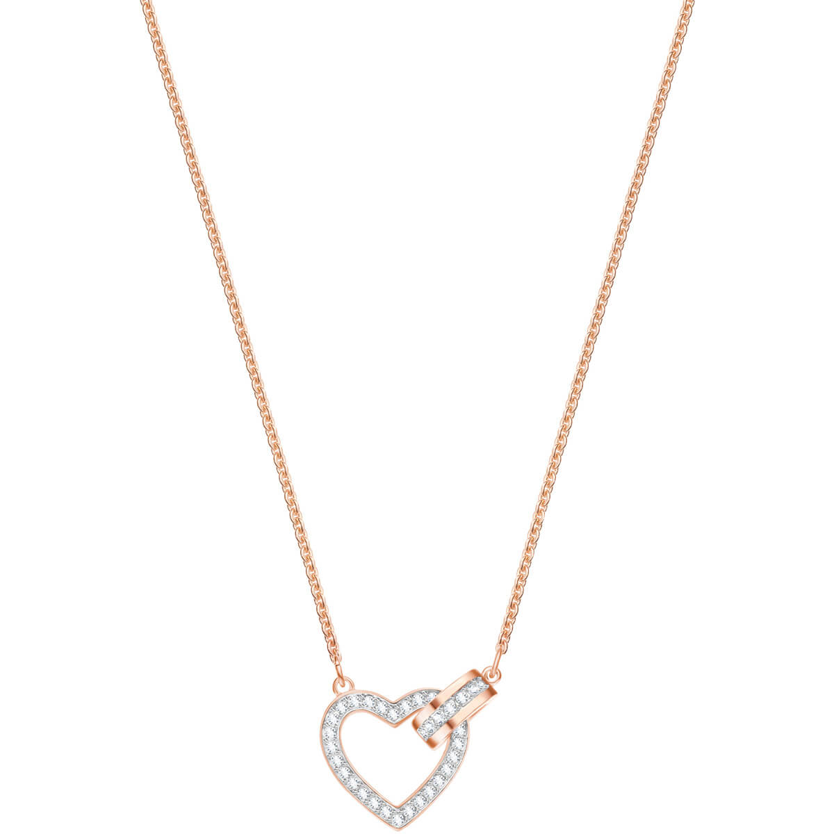 Swarovski Jewelry Lovely Necklace White Rose