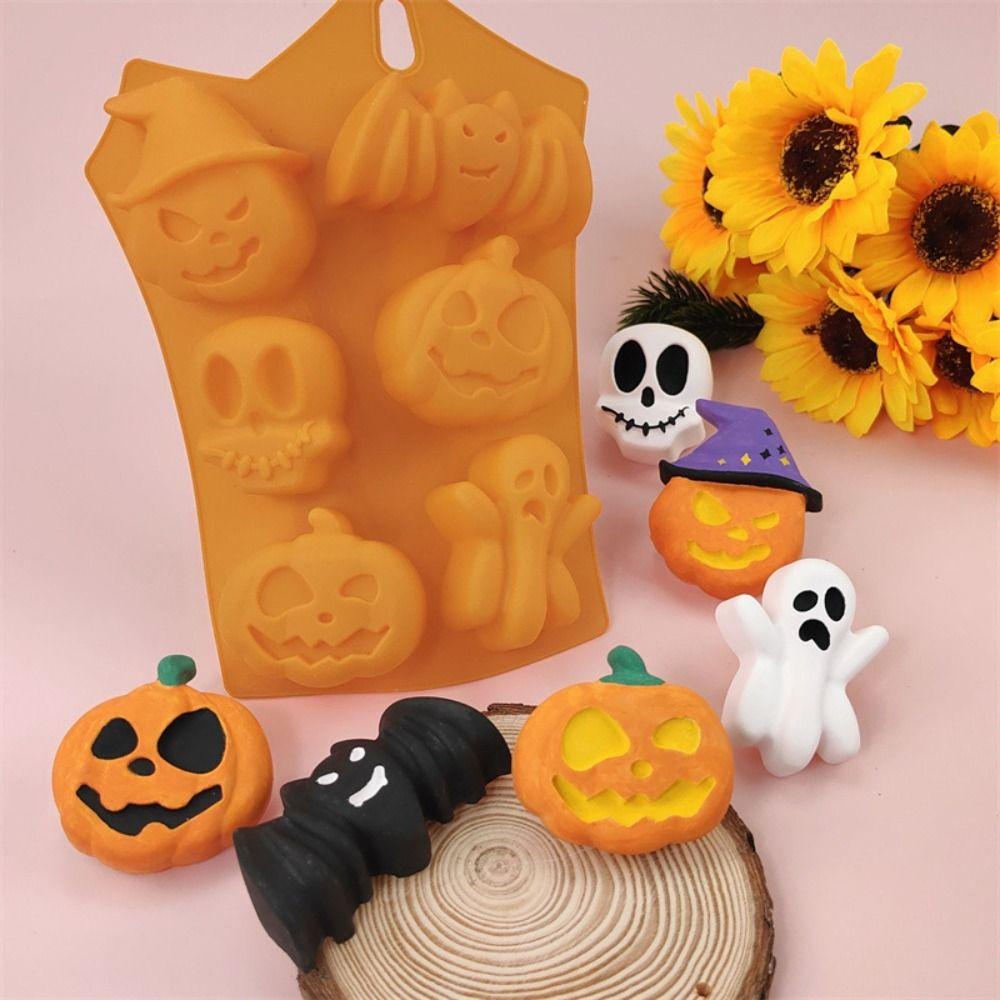 Non-Stick Mousse Cake Mold Silicone Baking Mold Halloween Chocolate Mould  Soap
