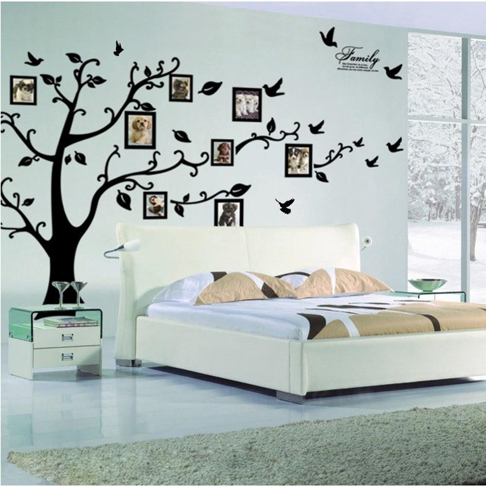 Modern Minimalist Photo Tree Wall Sticker For Living Room And Bedroom Decor