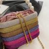 Luxuriöse Abendtaschen für Damen, schillernde Perlenkette, Umhängetasche, Dinnerparty-Clutch 2025, Luxus-Designer-Handtaschen