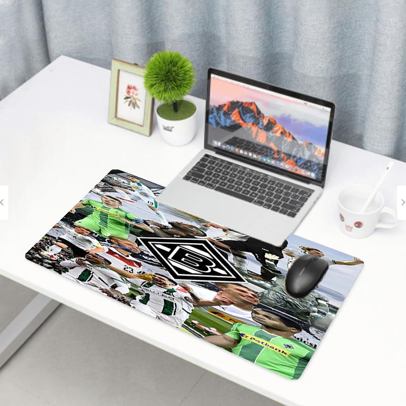 Borussia Mönchengladbach Print Mauspads, Anti-Rutsch Schreibtisch-Tastaturmatte, für PC Laptop Gaming Arbeiten Tägliche Nutzung, Cooles Festival Überraschungsgeschenk