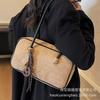 Casual large-capacity versatile simple and fashionable new suede commuter 2025 autumn women's portable shoulder armpit bag