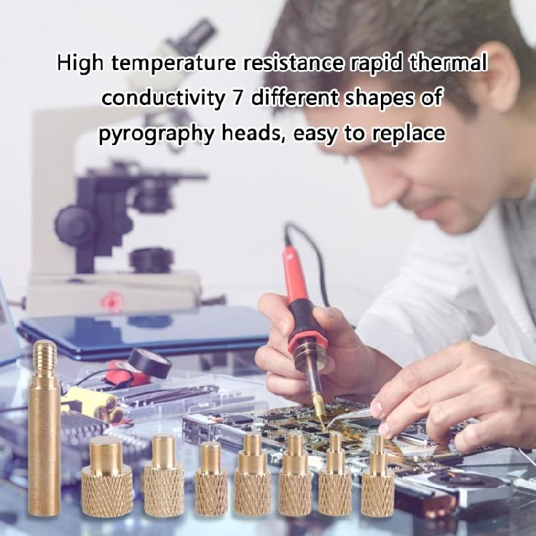 Efficient Heat Transfer Soldering Tip for Threaded Inserts in DIY Electronics & 3D Printing with Quick Changes Designing