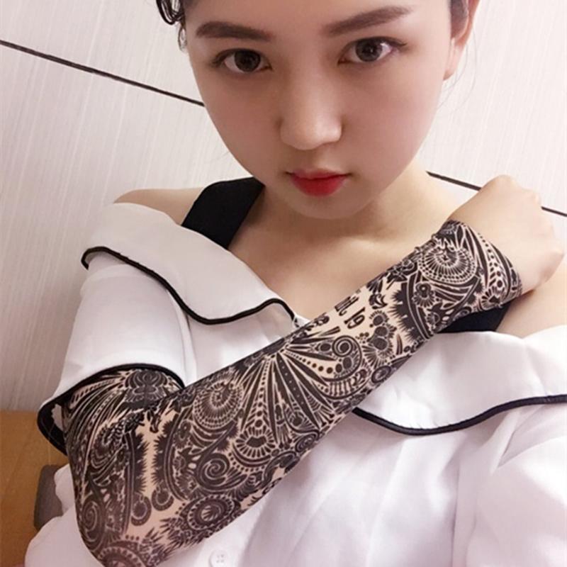 

1 шт., уличные татуировки, рукава для защиты от солнца и ультрафиолета, бесшовные нарукавники для баскетбола на открытом воздухе, солнцезащитный крем для мужчин