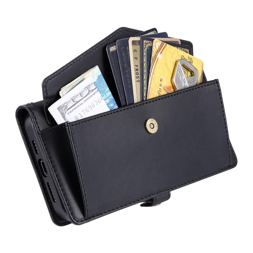 For Motorola Moto G56 5G Leather Case with Wrist Strap Wallet Stand Phone Cover