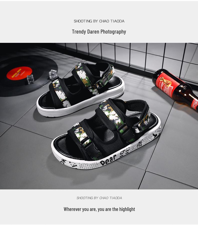 Men's Breathable Wear-resistant Summer 2023 Sandals - Versatile, Trendy Beach Fashion, Anti-slip Slippers