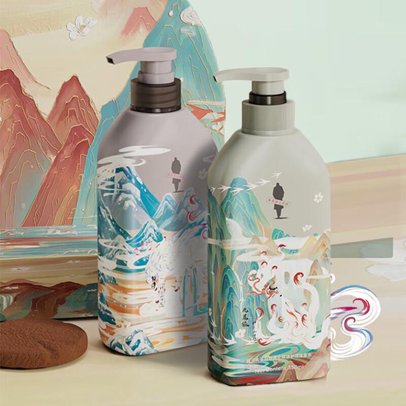 Adolph Tea Bran Shampoo & Conditioner Set - Shan Hai Jing Edition