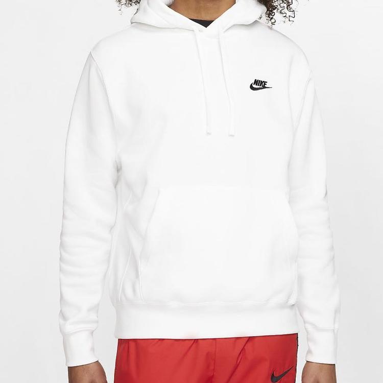 Nike Sportswear Club Hoodie Men Tops White BV2654-100