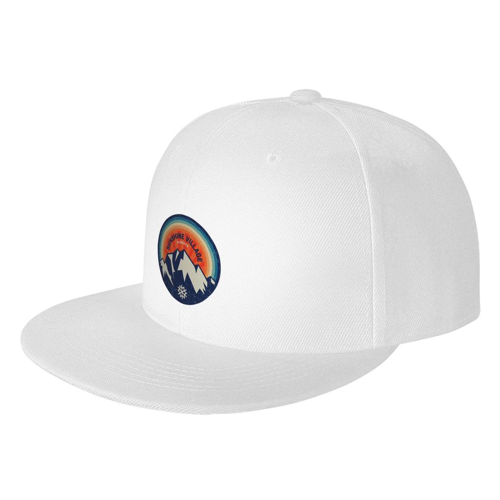Fashion Sunshine Village Alberta Flat Brim Sun Hat Going To Work Or School Cap For Women