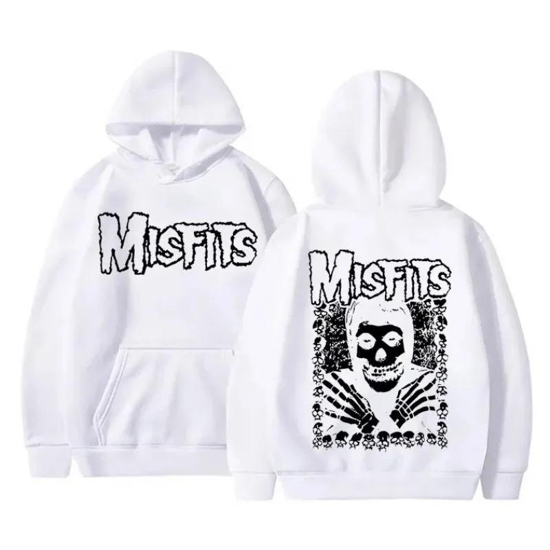 Skeleton Misfits Singer Graphic Printing New Swe