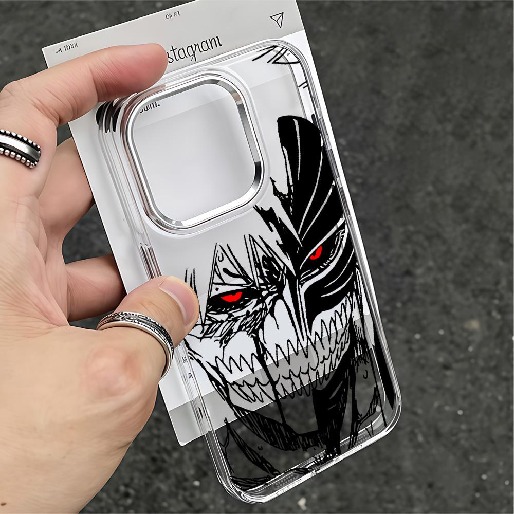 

Чехол для телефона Аниме B-BLEACHS Для iPhone 17 16e 16 15 14 13 12 11 mini Pro Max X XR XSMAX 8 7 Air Plus Прозрачный Мягкий Чехол iPhone XSMax