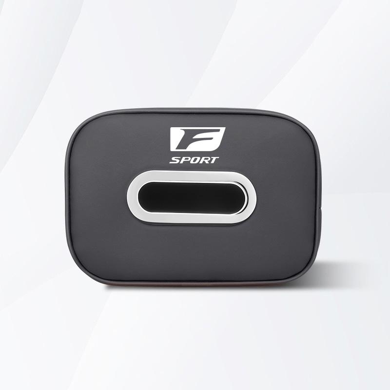 Car Tissue Box Quality Leather Auto Paper Towel Storage Bag For Lexus F-SPORT ES RX NX LS UX LM LX GX LC RZ IS CT GS RC HS SC