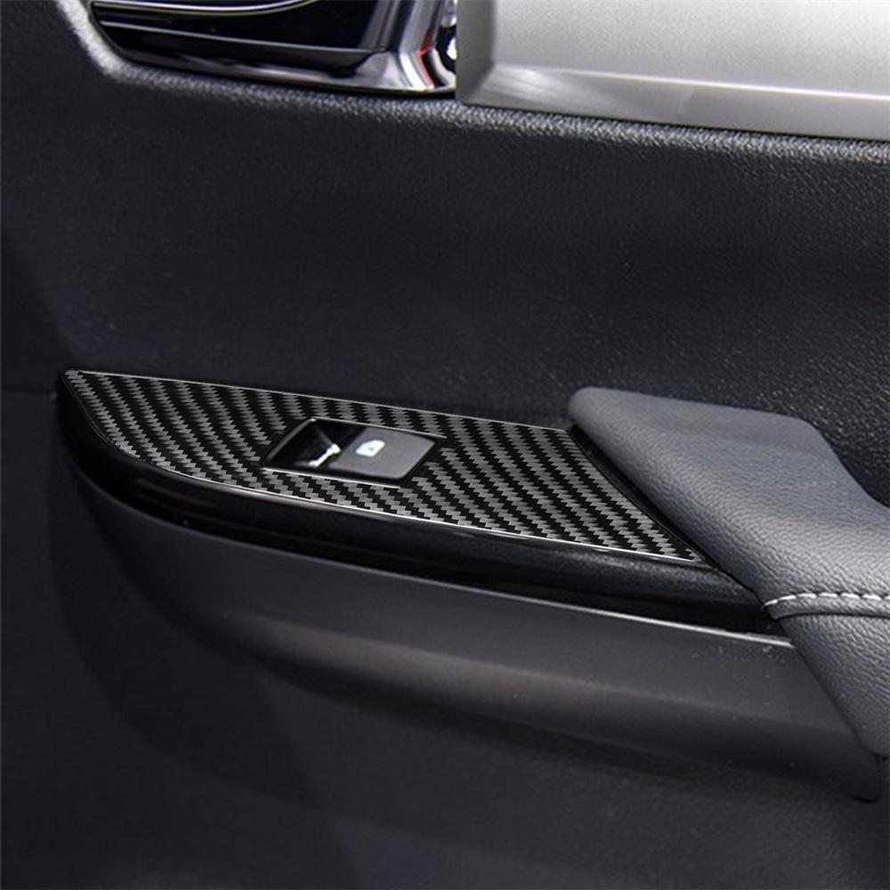 4pcs RHD Window Lift Switch Panel Decoration Cover Trim Sticker for Toyota Hilux
