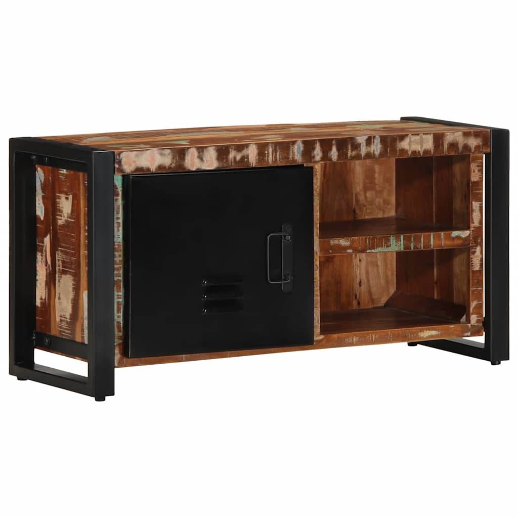 Szafka Rtv 80X30X40 Cm Drewno Lite Odzyskane