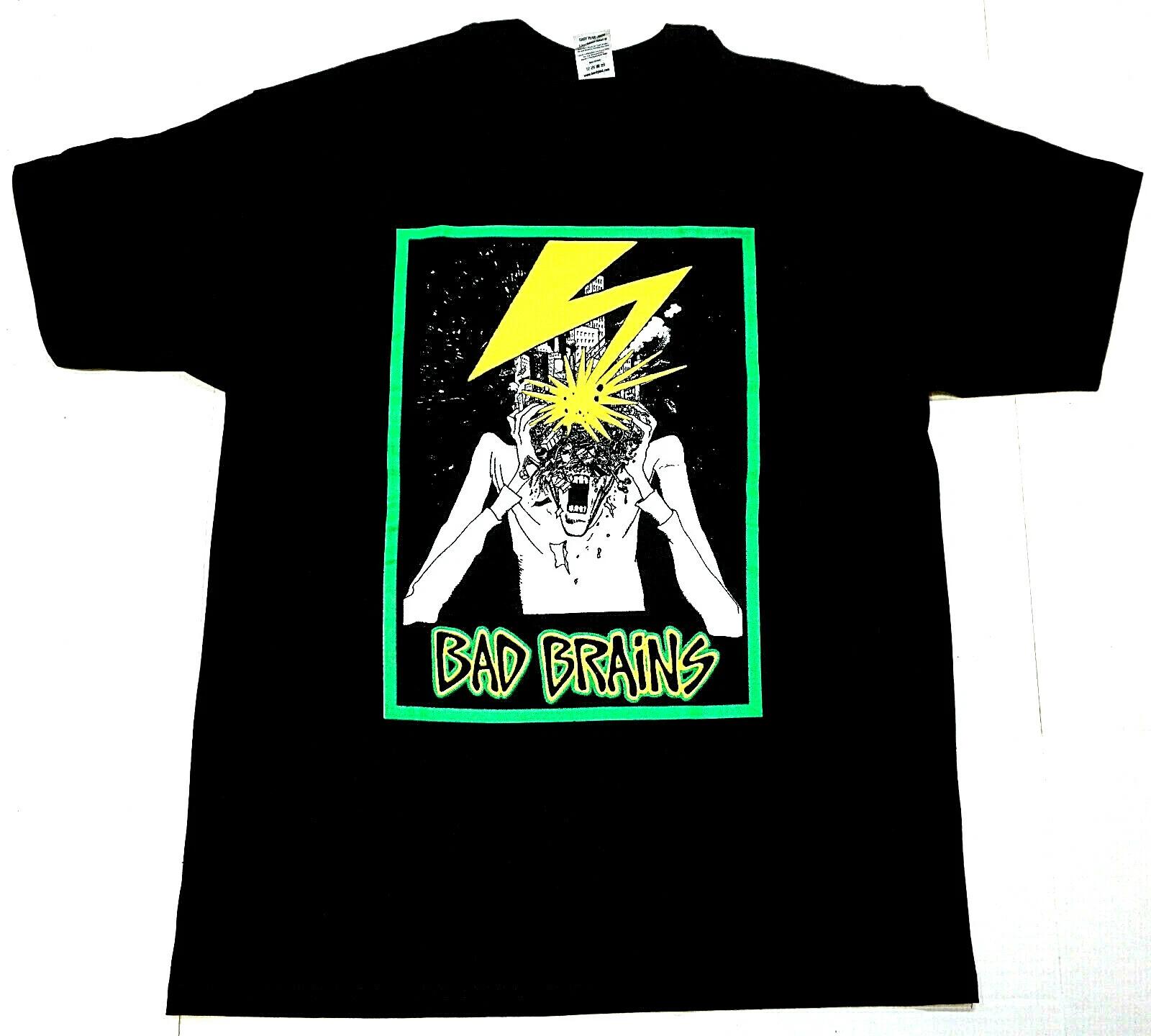 Футболка BAD BRAINS Хардкор Панк Регги Металл Мужская Черная Новая XXXXL