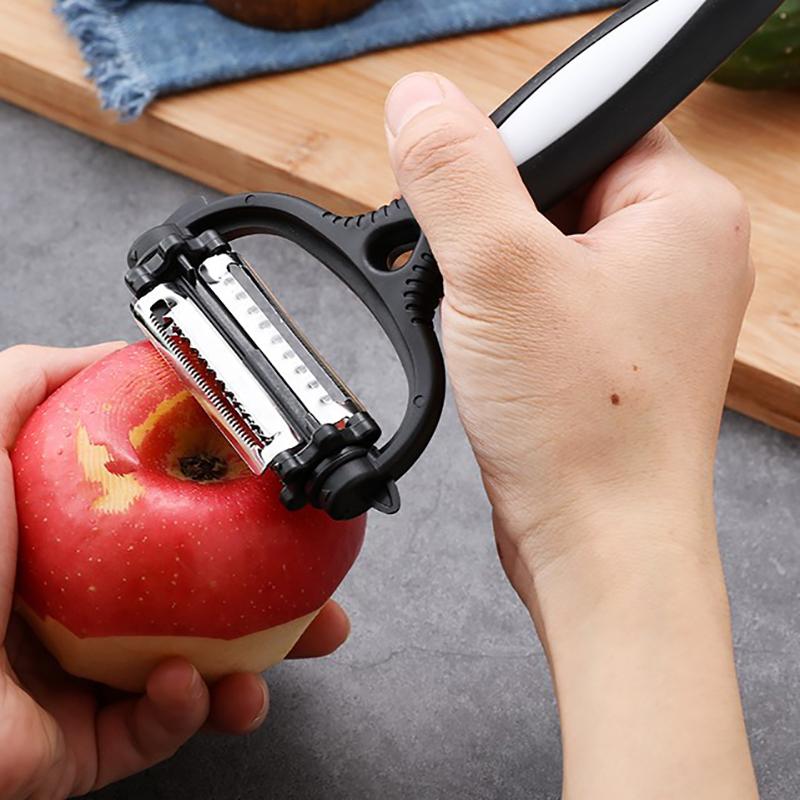 3 In 1 Vegetable Fruit Peeler Grater Multi-functional Stainless Steel Rotary Potato Carrot Vegetable Cutter Kitchen Gadget7