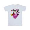 Disney Boys Love Hearts Mickey & Minnie Mouse Hearts Cotton T-Shirt