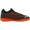 Puma Future 6.4 TT Kunstrasen Jr Schwarz Schockierendes Orange Kinder Sneaker Weiß 106209-01