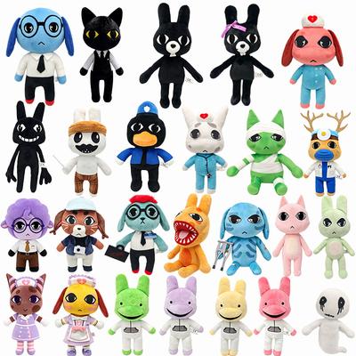 Korku Hayvan Hastanesi Peluşu, Bandajlı Hasta, Barney, Dr. Harlow, Baş Hemşire, Hemşire, Duckman, Ratthew, Ron, Gizli Ajan, Stripe