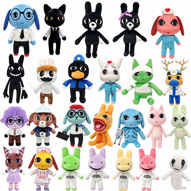 Horror Animal Hospital Plush, Bandage Patient, Barney, Dr. Harlow, Head Nurse, Nurse, Duckman, Ratthew, Ron,Secret Agent, Stripe