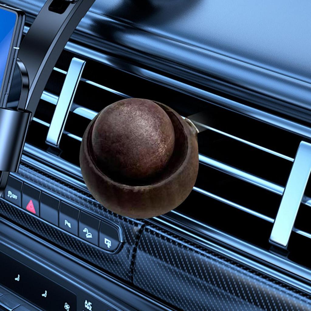 Car Fragrance Diffuser Flame-Proof Wood Odor Eliminator Flame-Proof Natural Wood Diffuser For Car For Automobile Home Bedroom