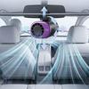 Rotating Clip-On Cooling Fan Rechargeable Adjustable Speed Car Fan Portable Personal Air Conditioner for Car Desk Travel