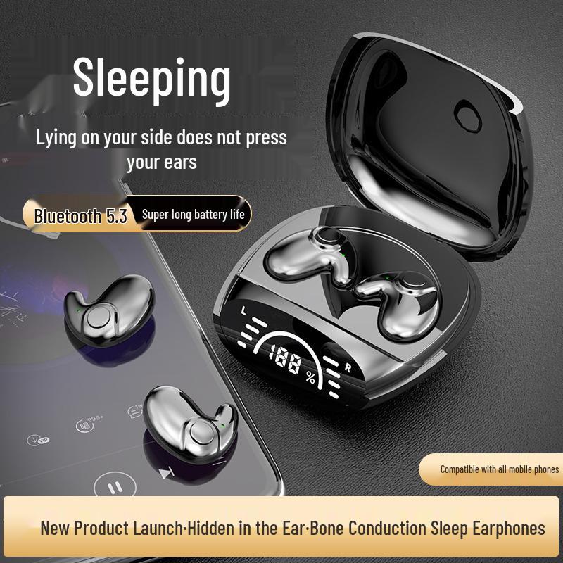 MD558 Ultra-thin Bone Conduction Wireless Bluetooth In-ear Sleep Headset