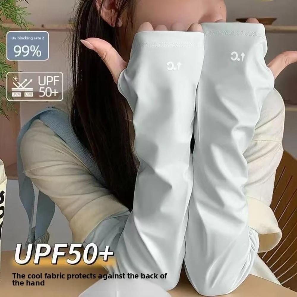 Breathable Loose Sleeves Sun Protection Cycling Driving Gloves Arm Protection Sleeves  Women Men