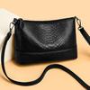 Bag women's new Korean version of versatile handbag temperament Muse PU leather small bag large capacity shoulder messenger bag