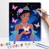 Disney Princess Butterfly Oil Painting Hand Painting Coloring Painting Handmade Diy Home Decoration Gift