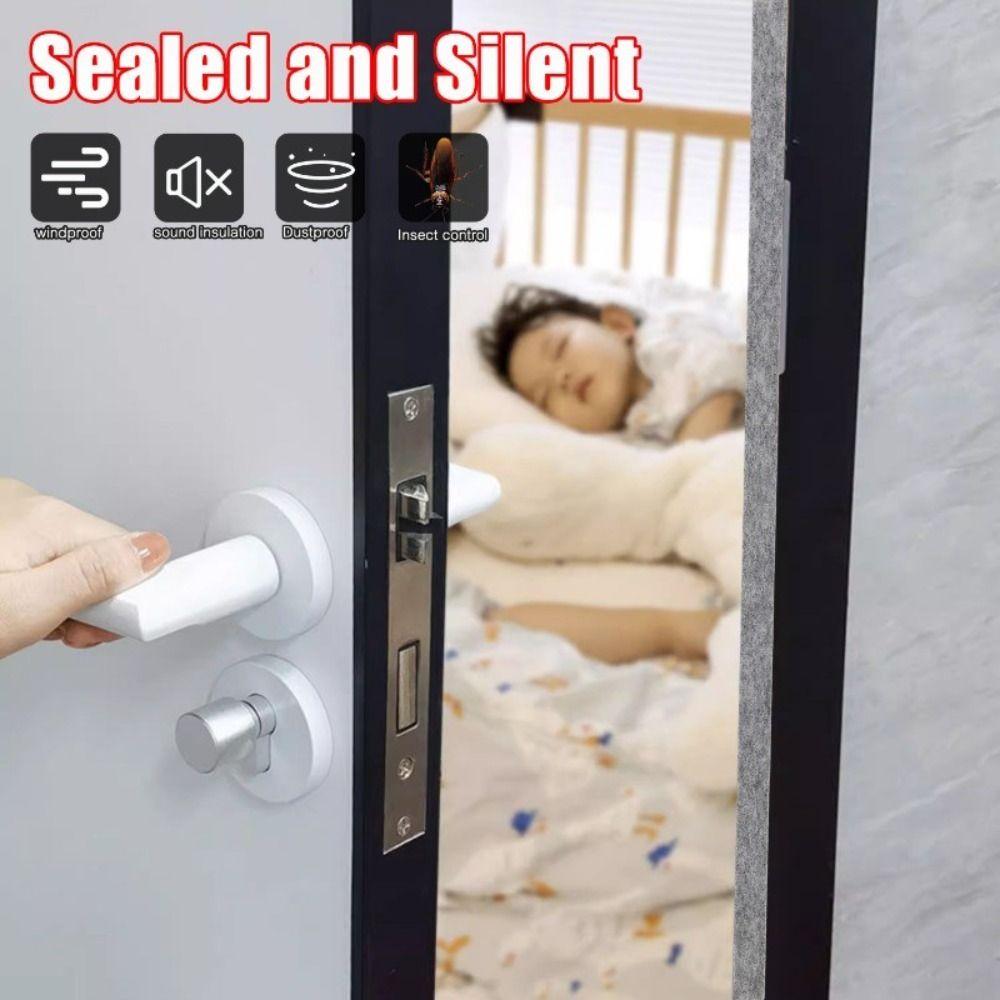 4m Staubdichtes Glas Wasserabsorbierender Aufkleber Filz Fenster Winddicht Klebstoff