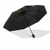 1pc Batman, Samurai Automatic Folding Umbrella - Compact 8-Rib Design, Durable Plastic & Iron1259L