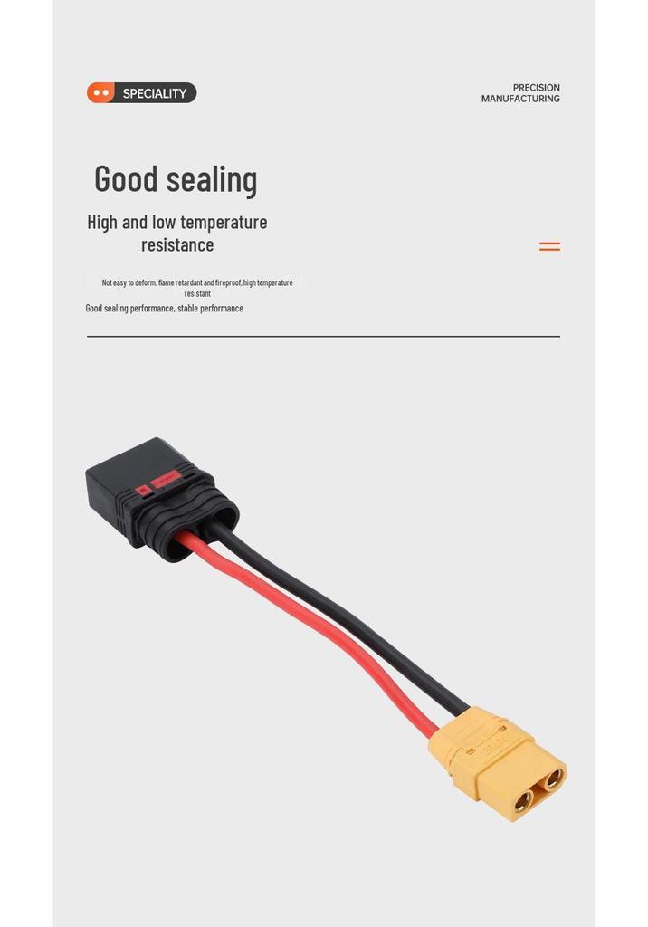 Model Aircraft Accessories: Plant Protection Machine Lithium Battery ESC Balance Adapter Cable - XT90/XT60 To QS8-S Connector (Male/Female)