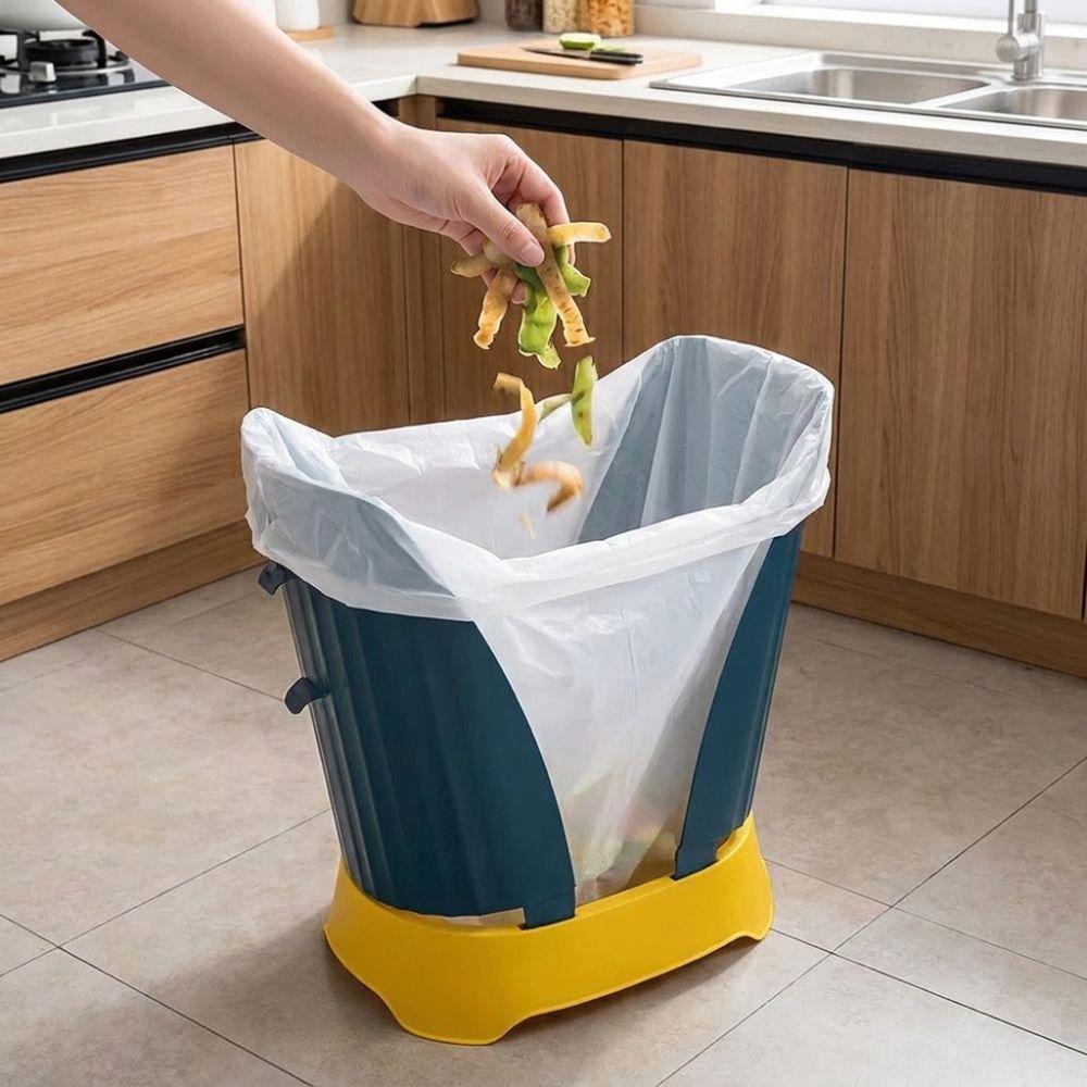 Plastic Expandable Trash Can Large Capacity Trash Bin Collapsible Waste Basket Bedroom