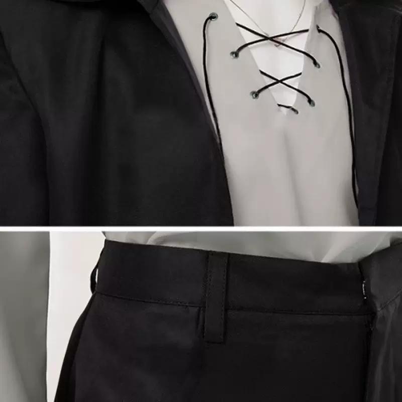 Attack on Titan Eren Yeager Cosplay Umhang Umhang, Erwachsenen Unisex Anime Vollständiges Rollenspiel Kostüm für Männer und Frauen