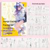 Sailor Moon Retro Cartoon Tracing & Drawing Book