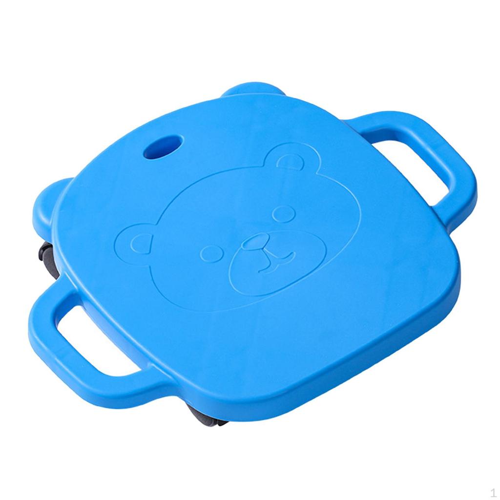 Floor Sports Board with Handles Balance Rollers Sit Down for Park
