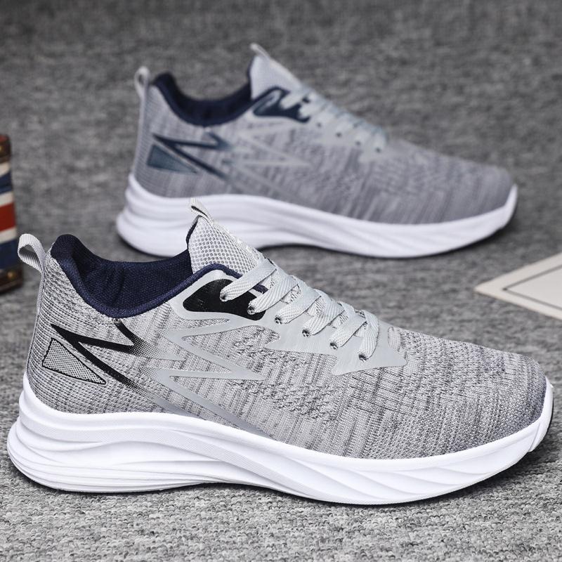 Modeschuhe Sneaker Low-Top runde Spitze Bequeme atmungsaktive Laufschuhe Rutschfeste Herren-Freizeitschuhe