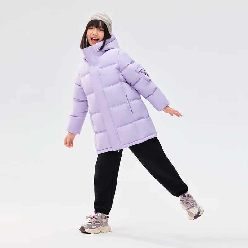 EBAER Kids Winter Thickened Hooded Mid-length Padded Coat 120