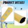 PU Leather Golf Alignment Rod Cover 13.4x2inch Accessories Star Pattern with Velvet Interior