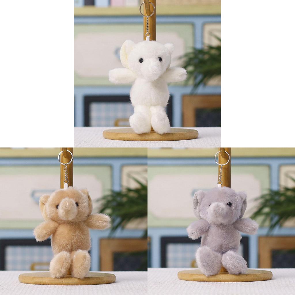 Süßer Elefanten Plüschtier Mit Kurzem Plüschmaterial Für Geschenk Und Dekoration
