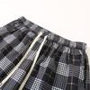 Men's Plus Size Plaid Casual Shorts – Elastic Waist Drawstring Loose Fit Summer Shorts (5XL-11XL)