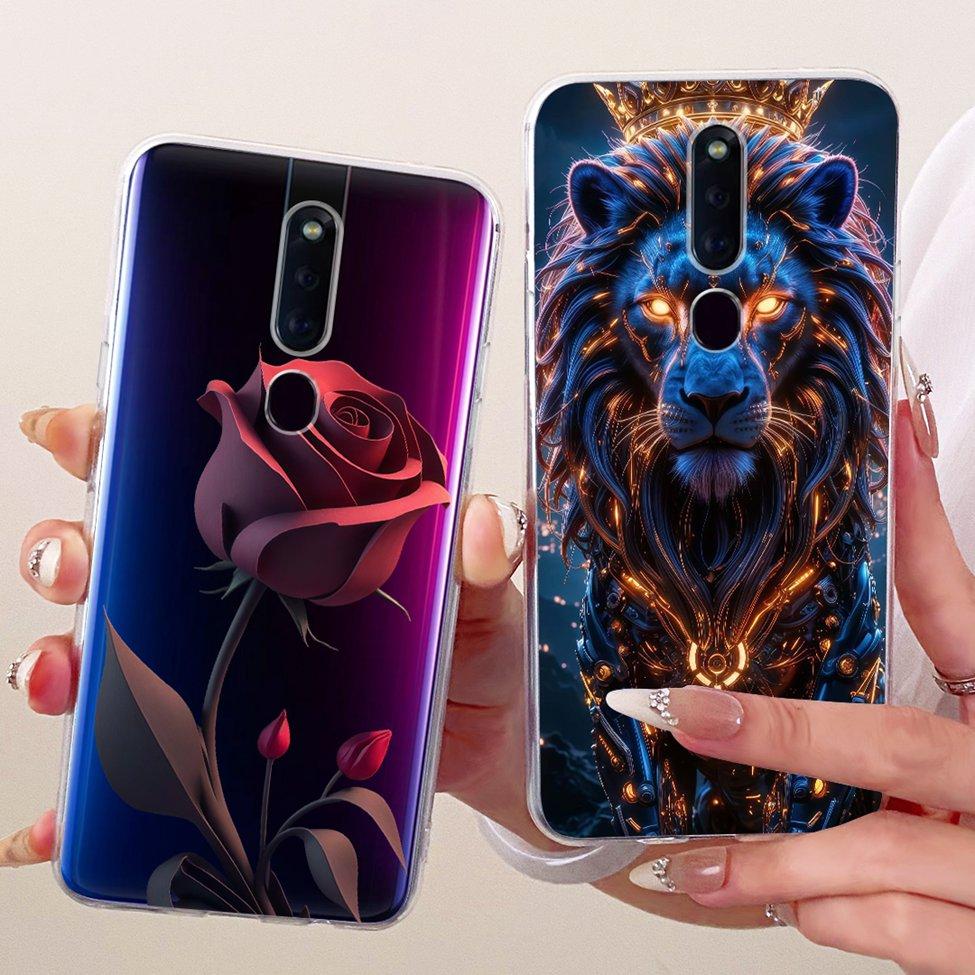 Clear Casing For Oppo F11Pro CPH1969 CPH2209 CPH1987 Phone Case For Oppo F11 Pro Cover Fashion Butterfly Funny Cute Painted