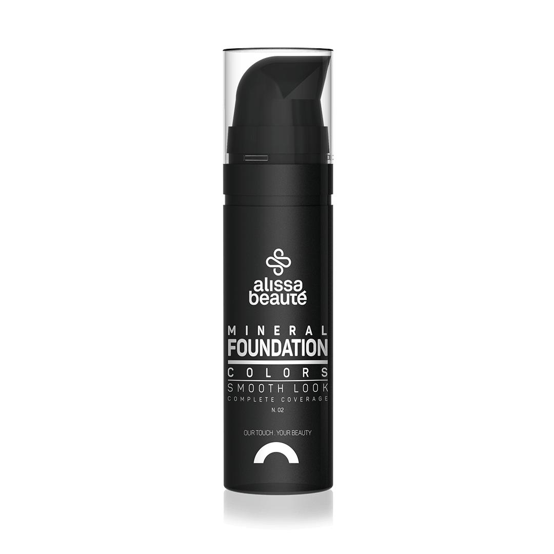 

Foundation with a matte finish 02 Beige Mineral make-up foundation n.02 Alissa Beauty 35 ml