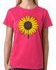Sunflower Top Ladies Flower T-Shirt